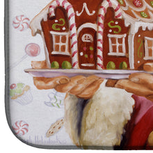 Load image into Gallery viewer, Santa Claus A Home for the Holidays Dish Drying Mat – Absorbent, Artistic Kitchen Essentials PJH3006DDM