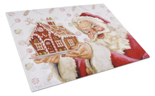 Load image into Gallery viewer, Santa Claus A Home for the Holidays Glass Cutting Boards – Durable, Decorative Kitchen Art Large PJH3006LCB