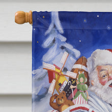 Load image into Gallery viewer, Santa Claus A Star to Guide Him Flag Canvas House Size PJH3008CHF