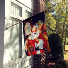 Load image into Gallery viewer, Santa Claus At the Stroke of Midnight Flag Canvas House Size PJH3012CHF