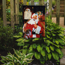 Load image into Gallery viewer, Santa Claus At the Stroke of Midnight Garden Flag – Decorative Outdoor Yard Flag PJH3012GF