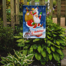 Load image into Gallery viewer, Santa Claus Hope I Don't Get Stuck Garden Flag – Decorative Outdoor Yard Flag PJH3014GF