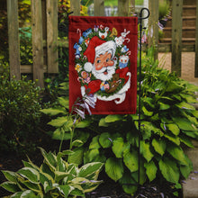 Load image into Gallery viewer, Santa Claus Wreath of Cheer Garden Flag – Decorative Outdoor Yard Flag PJH3022GF