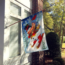 Load image into Gallery viewer, Snowman Ski Party Flag Canvas House Size PJH3029CHF