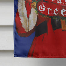 Load image into Gallery viewer, Santa Claus Season's Greetings Flag Canvas House Size PJH3031CHF
