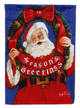 Load image into Gallery viewer, Santa Claus Season's Greetings Flag Canvas House Size PJH3031CHF