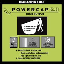 Load image into Gallery viewer, POWERCAP 2.0 Mike Iaconelli Pro Series Fishing LED Lighted Headlamp Beanies