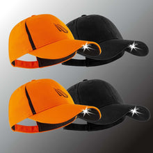 Load image into Gallery viewer, POWERCAP 3.0 LED Lighted Rechargeable Headlamp 4-Pack Hats