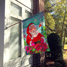 Load image into Gallery viewer, Santa Claus Ho Ho Ho Flag Canvas House Size PPD3004CHF