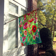 Load image into Gallery viewer, Pink Passion Flowers Flag Canvas House Size PPD3010CHF