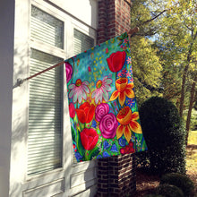 Load image into Gallery viewer, Bright Spring Flowers Flag Canvas House Size PPD3012CHF
