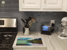 Load image into Gallery viewer, Moved upon the Water Glass Cutting Boards – Durable, Decorative Kitchen Art Large PPD3018LCB