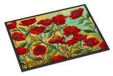 Load image into Gallery viewer, Poppy Garden Flowers Doormat - 24x36 Decorative Floor Mat – Indoor/Outdoor Rug with Artistic Flair PPD3020JMAT