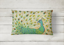 Load image into Gallery viewer, Pretty Pretty Peacock Canvas Fabric Decorative Pillow PPD3021PW1216