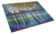 Load image into Gallery viewer, Tanzanite River Glass Cutting Boards – Durable, Decorative Kitchen Art Large PPD3022LCB