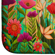 Load image into Gallery viewer, Wild Beauty Flowers Dish Drying Mat – Absorbent, Artistic Kitchen Essentials PPD3024DDM