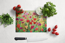 Load image into Gallery viewer, Wild Beauty Flowers Glass Cutting Boards – Durable, Decorative Kitchen Art Large PPD3024LCB