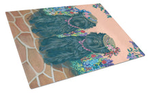 Load image into Gallery viewer, Affenpinscher Sisters Glass Cutting Boards – Durable, Decorative Kitchen Art Large PPP3001LCB