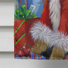 Load image into Gallery viewer, Airedale Santa Christmas Flag Canvas House Size PPP3004CHF