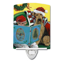 Load image into Gallery viewer, Airedale Storybook Tails Christmas Ceramic Night Light PPP3006CNL