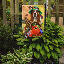 Load image into Gallery viewer, Basset Hound Autumn Garden Flag – Decorative Outdoor Yard Flag PPP3010GF