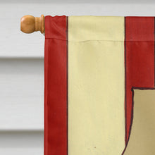 Load image into Gallery viewer, Basset Hound Cupcake Hound Flag Canvas House Size PPP3011CHF