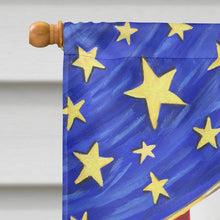Load image into Gallery viewer, Basset Hound USA Flag Canvas House Size PPP3014CHF