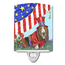 Load image into Gallery viewer, Basset Hound USA Ceramic Night Light PPP3014CNL