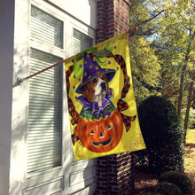 Load image into Gallery viewer, Beagle Halloweenie Flag Canvas House Size PPP3015CHF
