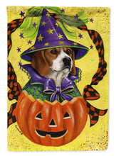 Load image into Gallery viewer, Beagle Halloweenie Flag Canvas House Size PPP3015CHF