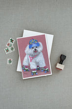 Load image into Gallery viewer, Bichon Frise Girls do it Better Greeting Cards -  Blank Note Cards – 8-Pack of Artist-Designed Cards with Envelopes