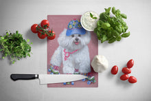 Load image into Gallery viewer, Bichon Frise Girls do it Better Glass Cutting Boards – Durable, Decorative Kitchen Art Large PPP3021LCB