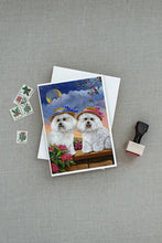 Load image into Gallery viewer, Bichon Frise Soulmates Greeting Cards -  Blank Note Cards – 8-Pack of Artist-Designed Cards with Envelopes