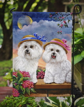 Load image into Gallery viewer, Bichon Frise Soulmates Garden Flag – Decorative Outdoor Yard Flag PPP3026GF