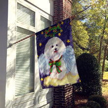 Load image into Gallery viewer, Bichon Frise Christmas Angel Flag Canvas House Size PPP3027CHF