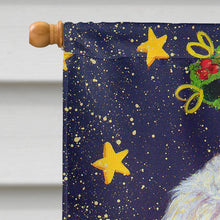 Load image into Gallery viewer, Bichon Frise Christmas Angel Flag Canvas House Size PPP3027CHF
