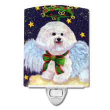 Load image into Gallery viewer, Bichon Frise Christmas Angel Ceramic Night Light PPP3027CNL