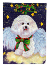 Load image into Gallery viewer, Bichon Frise Christmas Angel Garden Flag – Decorative Outdoor Yard Flag PPP3027GF
