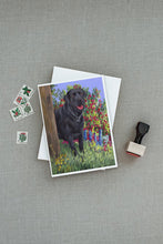 Load image into Gallery viewer, Black Labrador Retriever Greeting Cards -  Blank Note Cards – 8-Pack of Artist-Designed Cards with Envelopes