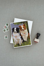 Load image into Gallery viewer, Border Collie Patrol Greeting Cards -  Blank Note Cards – 8-Pack of Artist-Designed Cards with Envelopes