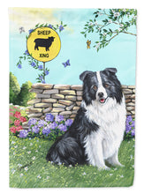 Load image into Gallery viewer, Border Collie Crossing Flag Canvas House Size PPP3030CHF