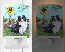 Load image into Gallery viewer, Border Collie Crossing Ceramic Night Light PPP3030CNL