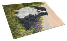 Load image into Gallery viewer, Border Collie Simplicity Glass Cutting Boards – Durable, Decorative Kitchen Art Large PPP3031LCB