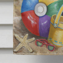 Load image into Gallery viewer, Boston Terrier Beach Baby Flag Canvas House Size PPP3032CHF