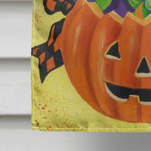 Load image into Gallery viewer, Boston Terrier Halloweenies Flag Canvas House Size PPP3033CHF