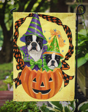 Load image into Gallery viewer, Boston Terrier Halloweenies Garden Flag – Decorative Outdoor Yard Flag PPP3033GF
