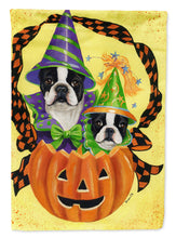 Load image into Gallery viewer, Boston Terrier Halloweenies Garden Flag – Decorative Outdoor Yard Flag PPP3033GF
