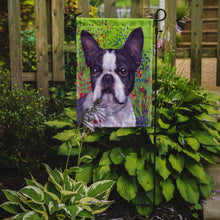 Load image into Gallery viewer, Boston Terrier Jungle Garden Flag – Decorative Outdoor Yard Flag PPP3034GF