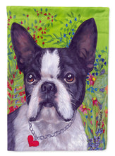 Load image into Gallery viewer, Boston Terrier Jungle Garden Flag – Decorative Outdoor Yard Flag PPP3034GF