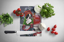 Load image into Gallery viewer, Boston Terrier Letter to Santa Christmas Glass Cutting Boards – Durable, Decorative Kitchen Art Large PPP3035LCB